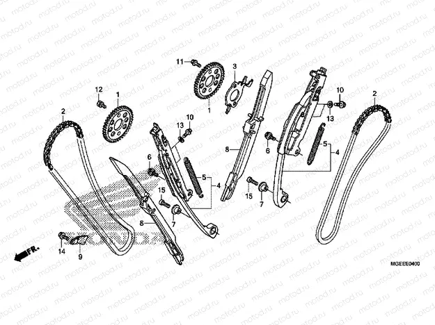 E-4 TIMING CHAIN ​​/ TENSIONER