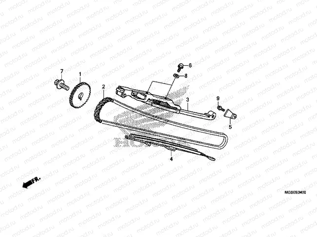 E-4 TIMING CHAIN ​​/ TENSIONER