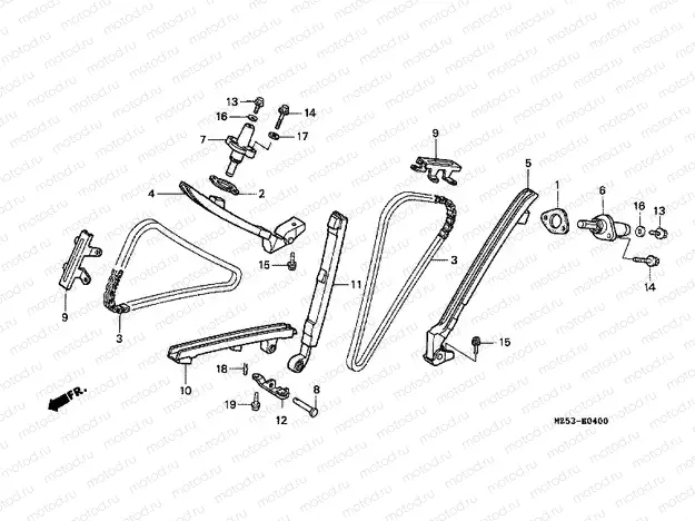 E-4 TIMING CHAIN ​​/ TENSIONER