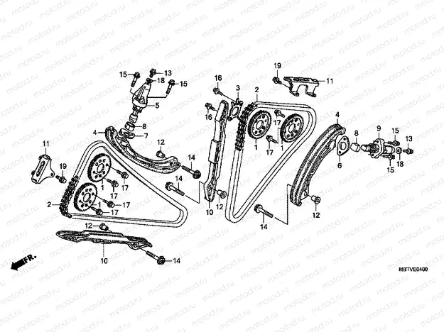 E-4 TIMING CHAIN ​​/ TENSIONER