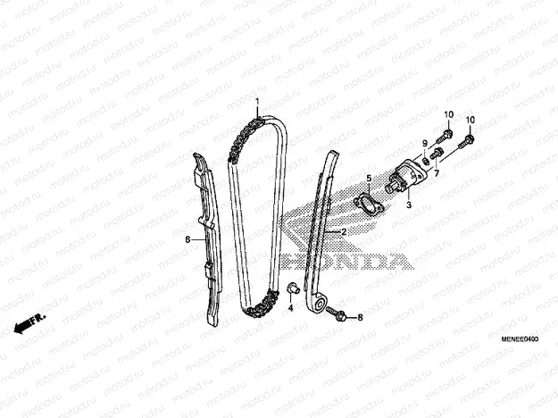 E-4 TIMING CHAIN ​​/ TENSIONER