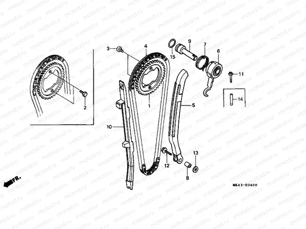 E-4 TIMING CHAIN ​​/ TENSIONER