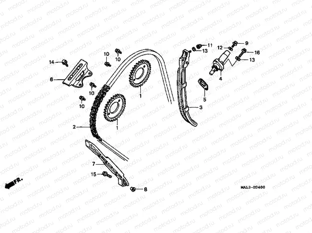 E-4 TIMING CHAIN ​​/ TENSIONER