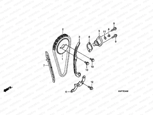 E-4 TIMING CHAIN ​​/ TENSIONER