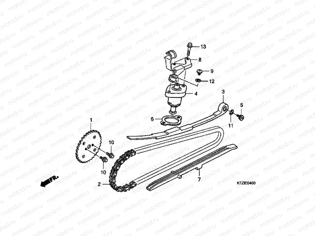 E-4 TIMING CHAIN ​​/ TENSIONER