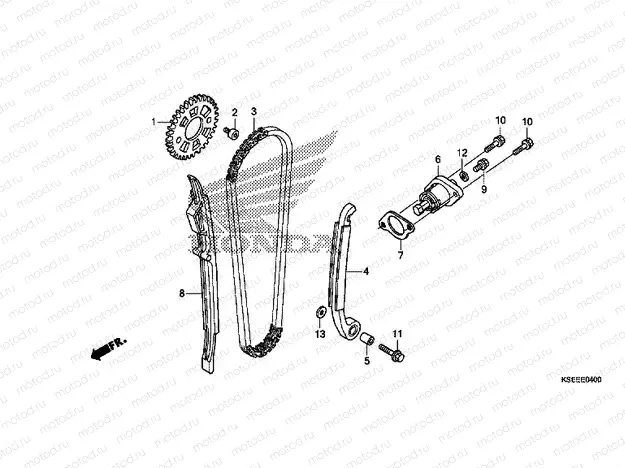 E-4 TIMING CHAIN ​​/ TENSIONER