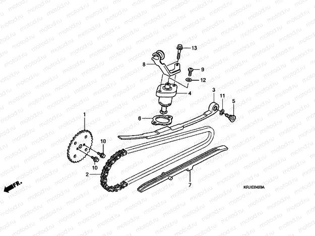E-4 TIMING CHAIN ​​/ TENSIONER