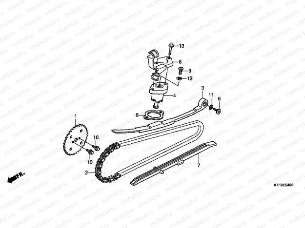 E-4 TIMING CHAIN ​​/ TENSIONER