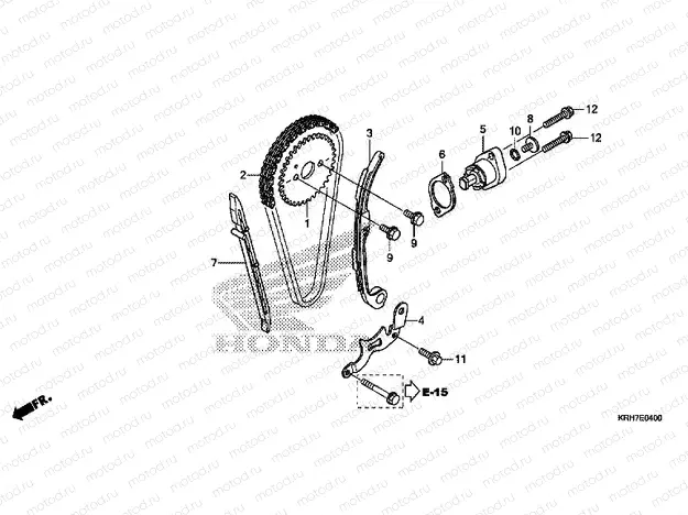 E-4 TIMING CHAIN ​​/ TENSIONER