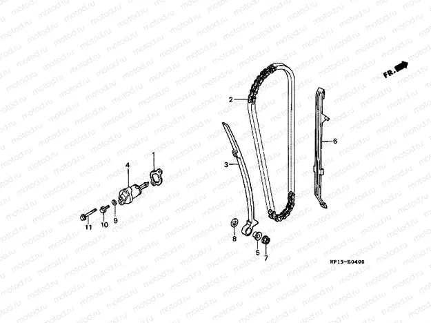 E-4 TIMING CHAIN ​​/ TENSIONER