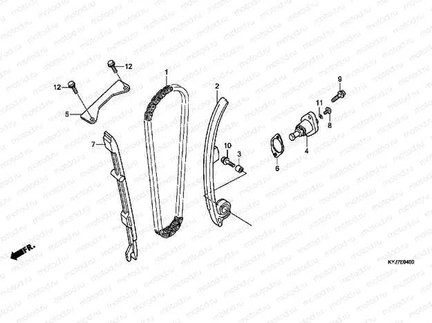 E-4 TIMING CHAIN ​​/ TENSIONER
