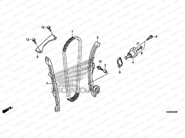 E-4 TIMING CHAIN ​​/ TENSIONER