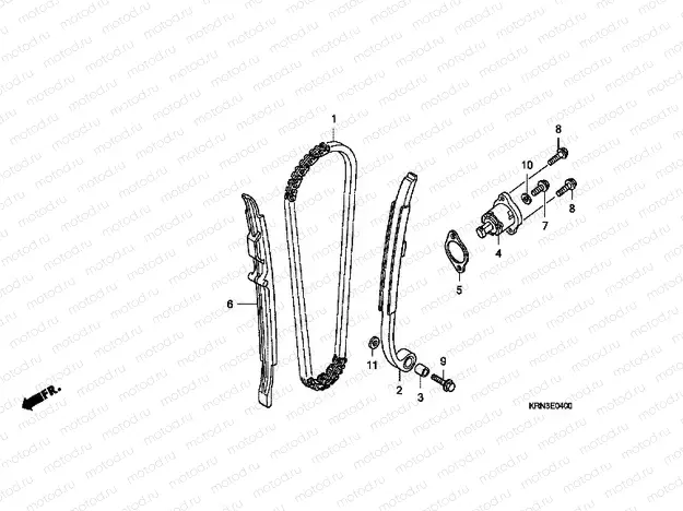 E-4 TIMING CHAIN ​​/ TENSIONER