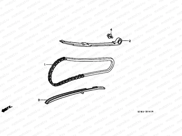E-4 TIMING CHAIN ​​/ TENSIONER