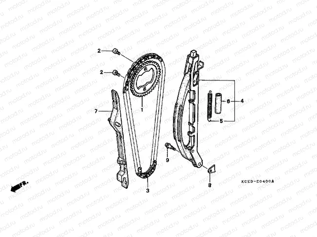 E-4 TIMING CHAIN ​​/ TENSIONER