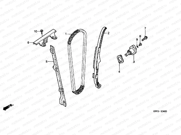 E-4 TIMING CHAIN ​​/ TENSIONER