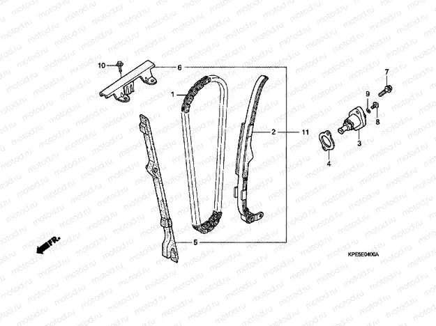 E-4 TIMING CHAIN ​​/ TENSIONER