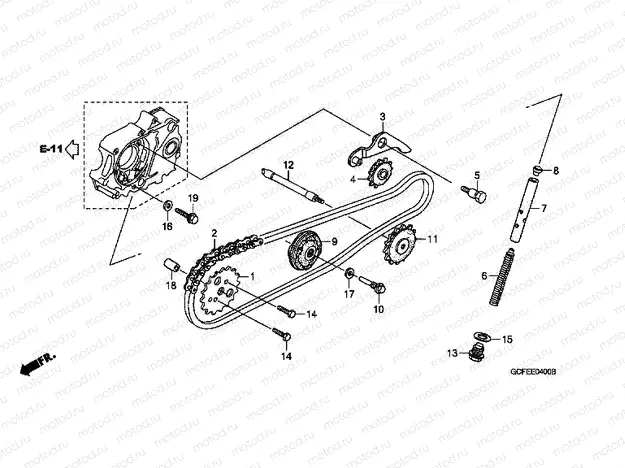 E-4 TIMING CHAIN ​​/ TENSIONER
