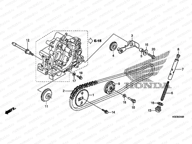 E-4 TIMING CHAIN ​​/ TENSIONER