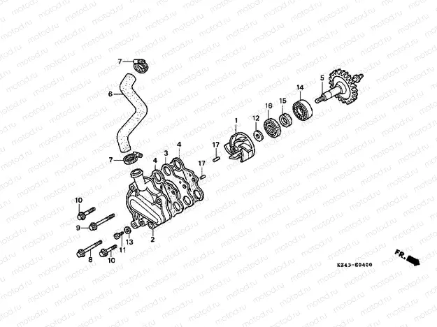E-4 WATER PUMP