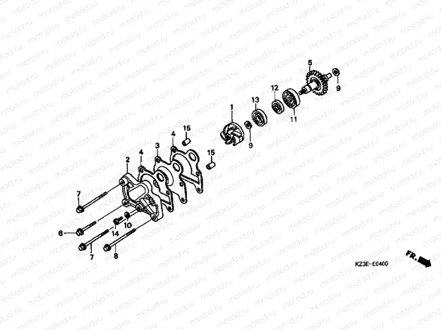 E-4 WATER PUMP
