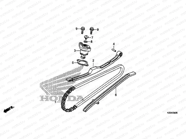 E-5 CAM CHAIN ​​/ TENSIONER