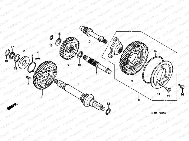 E-5 CRANKSHAFT