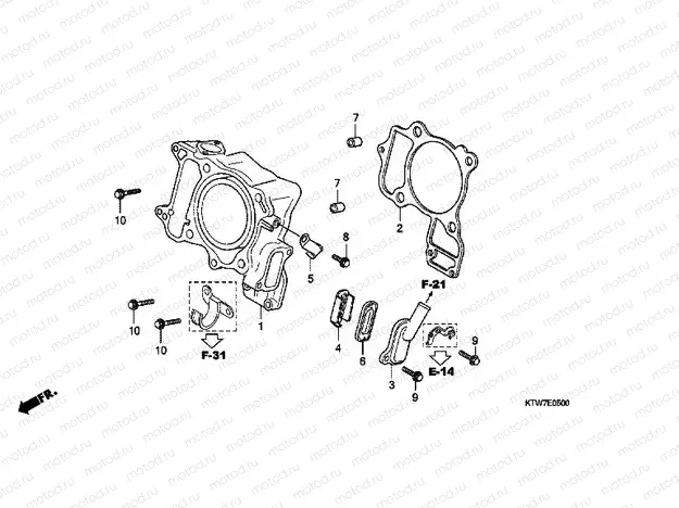 E-5 CYLINDER / DISC SPRING VALVE