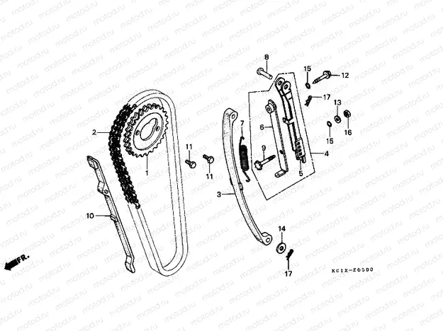 E-5 TIMING CHAIN ​​/ TENSIONER