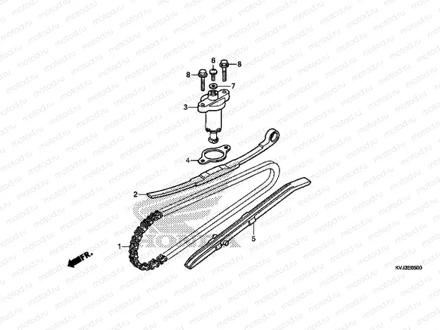 E-5 TIMING CHAIN ​​/ TENSIONER