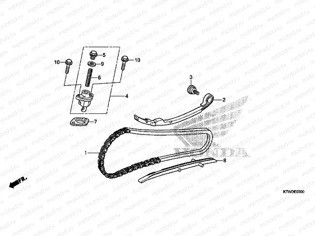 E-5 TIMING CHAIN ​​/ TENSIONER