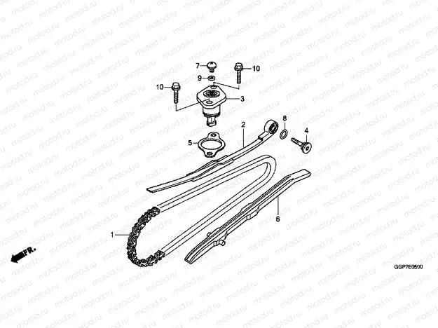 E-5 TIMING CHAIN ​​/ TENSIONER