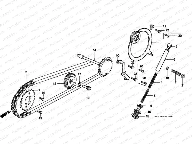 E-5 TIMING CHAIN ​​/ TENSIONER