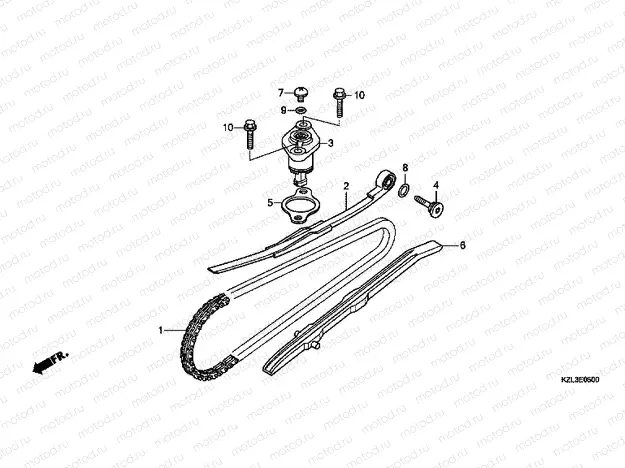 E-5 TIMING CHAIN ​​/ TENSIONER