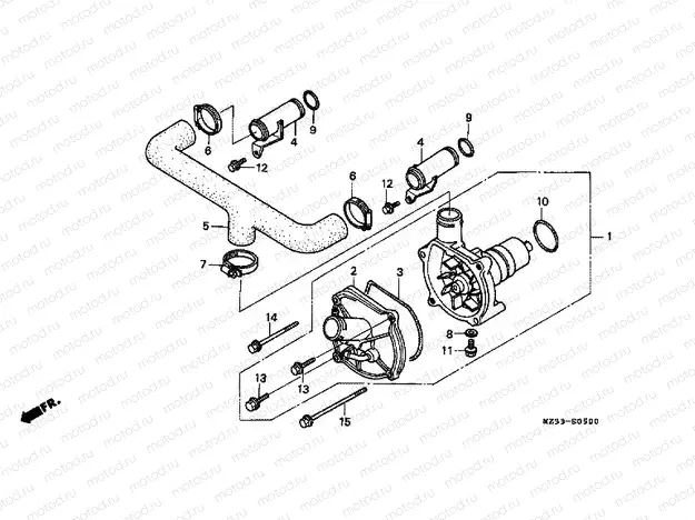 E-5 WATER PUMP