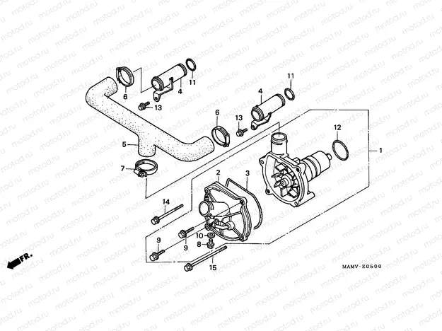 E-5 WATER PUMP