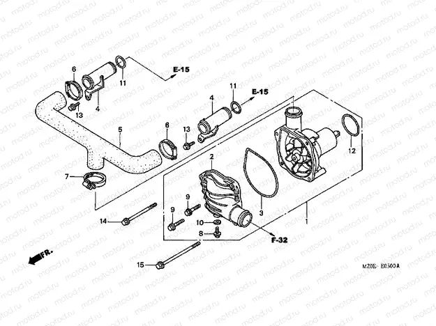 E-5 WATER PUMP