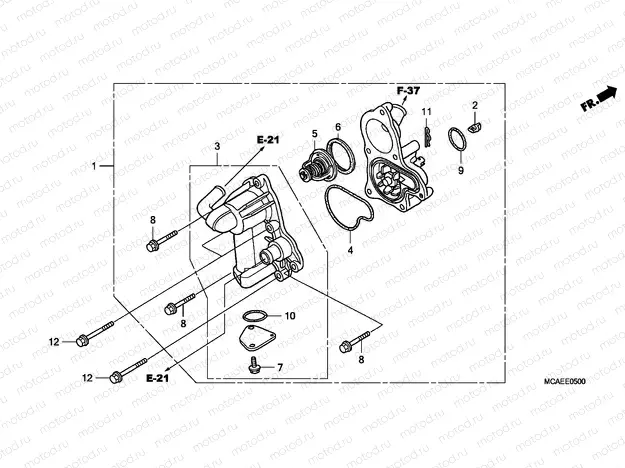 E-5 WATER PUMP