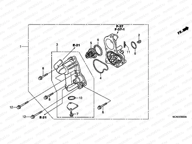 E-5 WATER PUMP
