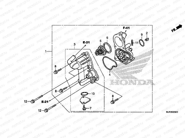 E-5 WATER PUMP