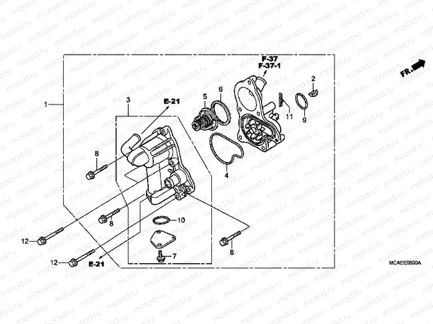 E-5 WATER PUMP