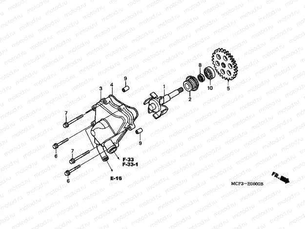 E-5 WATER PUMP