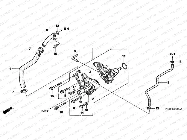 E-5 WATER PUMP