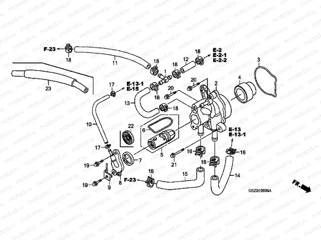 E-5 WATER PUMP