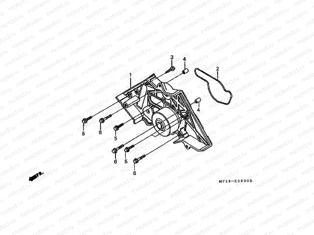 E-5 WATER PUMP (ST11000L / M)