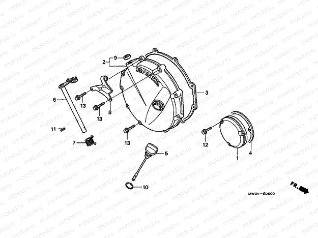 E-6 CLUTCH COVER