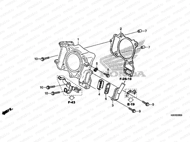 E-6 CYLINDER / REED VALVE
