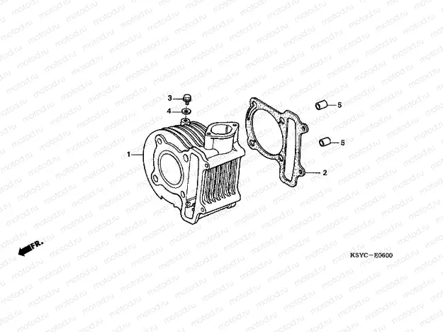 E-6 CYLINDER (SC1255,6,8)
