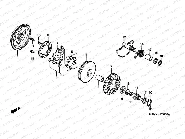 E-6 DRIVE FRONT / DRIVE SHAFT