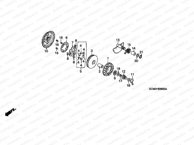 E-6 DRIVE FRONT / DRIVE SHAFT